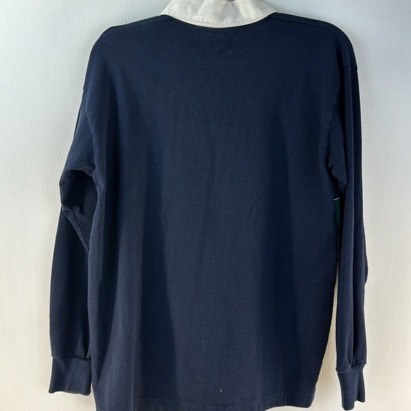 Oxford University Navy and Green Rugby Shirt - Picture 5 of 9